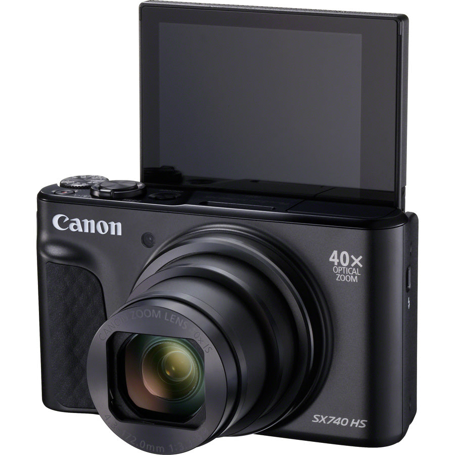 Canon PowerShot SX740 HS 20.3 Megapixel Compact Camera - Black