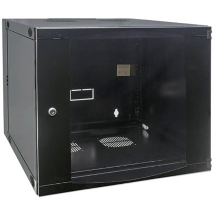 Intellinet Network Cabinet, Wall Mount (Double Section), 9U, 600mm Depth, Black, Flatpack, Max 30kg, 19" , Three Year Warranty