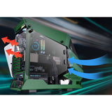 Thermaltake AH T200 Racing Green Micro Chassis