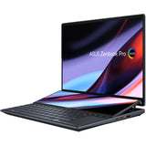 Asus Zenbook Pro 14 Duo OLED UX8402 UX8402ZE-DB96T 14.5" Touchscreen Notebook - 2.8K - 2880 x 1800 - Intel Core i9 12th Gen i9-12900H Tetradeca-core (14 Core) 2.50 GHz - 32 GB Total RAM - 32 GB On-board Memory - 1 TB SSD - Tech Black