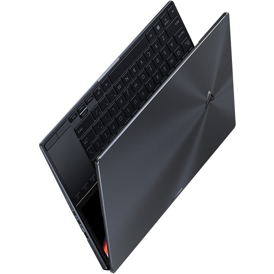 Asus Zenbook Pro 14 Duo OLED UX8402 UX8402ZE-DB96T 14.5" Touchscreen Notebook - 2.8K - 2880 x 1800 - Intel Core i9 12th Gen i9-12900H Tetradeca-core (14 Core) 2.50 GHz - 32 GB Total RAM - 32 GB On-board Memory - 1 TB SSD - Tech Black