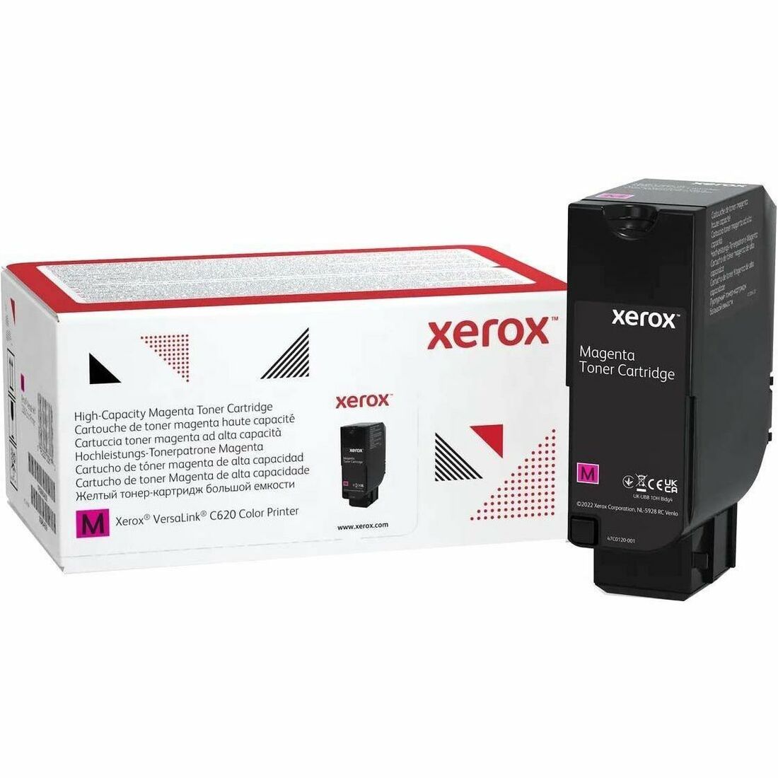 Xerox Original High Yield Laser Toner Cartridge - Magenta Pack