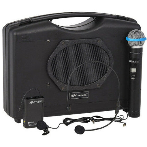 AmpliVox SW222A Wireless Audio Portable Buddy with Headset and Lapel Mics