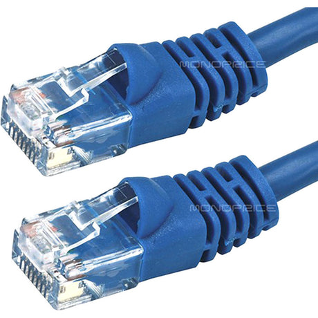 Monoprice Cat6 24AWG UTP Ethernet Network Patch Cable, 100ft Blue