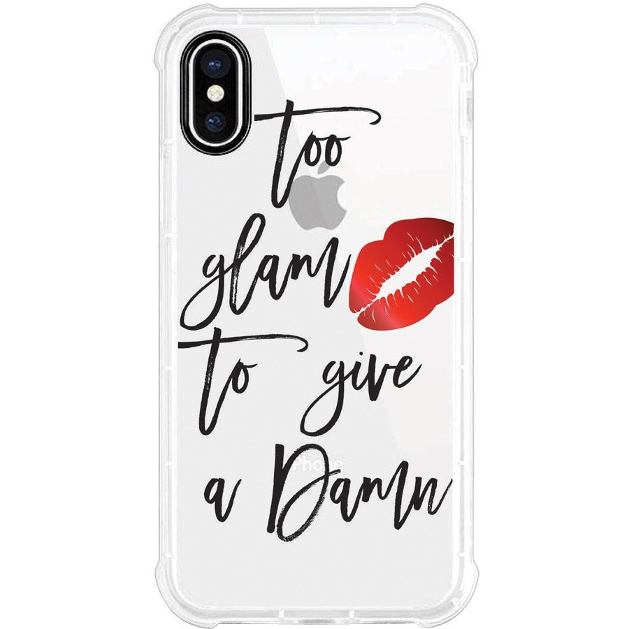 OTM Phone Case, Tough Edge, Too Glam to Give a Damn