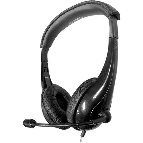 Hamilton Buhl Motiv8 Mid-Sized Headset With Gooseneck Mic And In-line Volume Control