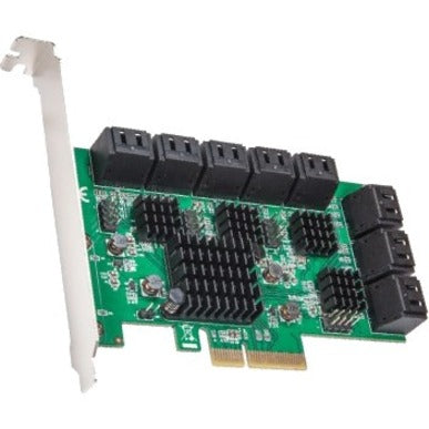 SYBA Multimedia 16 Port SATA III PCIe x4 (x2 Bandwidth) Non-RAID Expansion Card SD-PEX40164