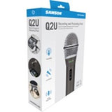 Samson Q2U Rugged Wired Dynamic Microphone - Gray