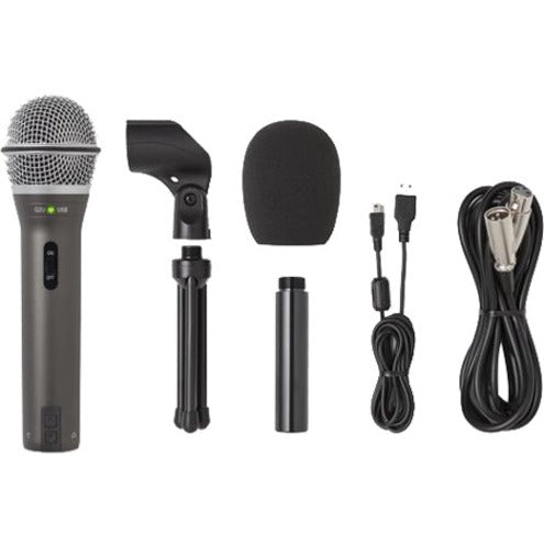 Samson Q2U Rugged Wired Dynamic Microphone - Gray