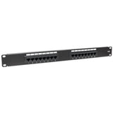 Intellinet Network Solutions 16-Port Rackmount Cat6 UTP 110/Krone Patch Panel, 1U