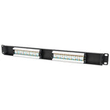 Intellinet Network Solutions 16-Port Rackmount Cat6 UTP 110/Krone Patch Panel, 1U