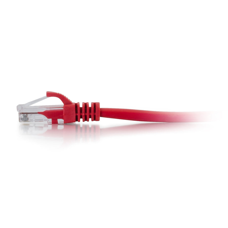 C2G 12ft Cat6a Snagless Unshielded (UTP) Ethernet Cable - Cat6a Network Patch Cable - PoE - Red