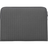 Moshi Pluma Laptop Sleeve for MacBook 13 - Herringbone Gray, Ultra-thin Neoprene Fabric with Water-resistant Outer