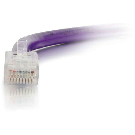 C2G 15ft Cat6 Non-Booted Unshielded (UTP) Ethernet Cable - Cat6 Network Patch Cable - PoE - Purple