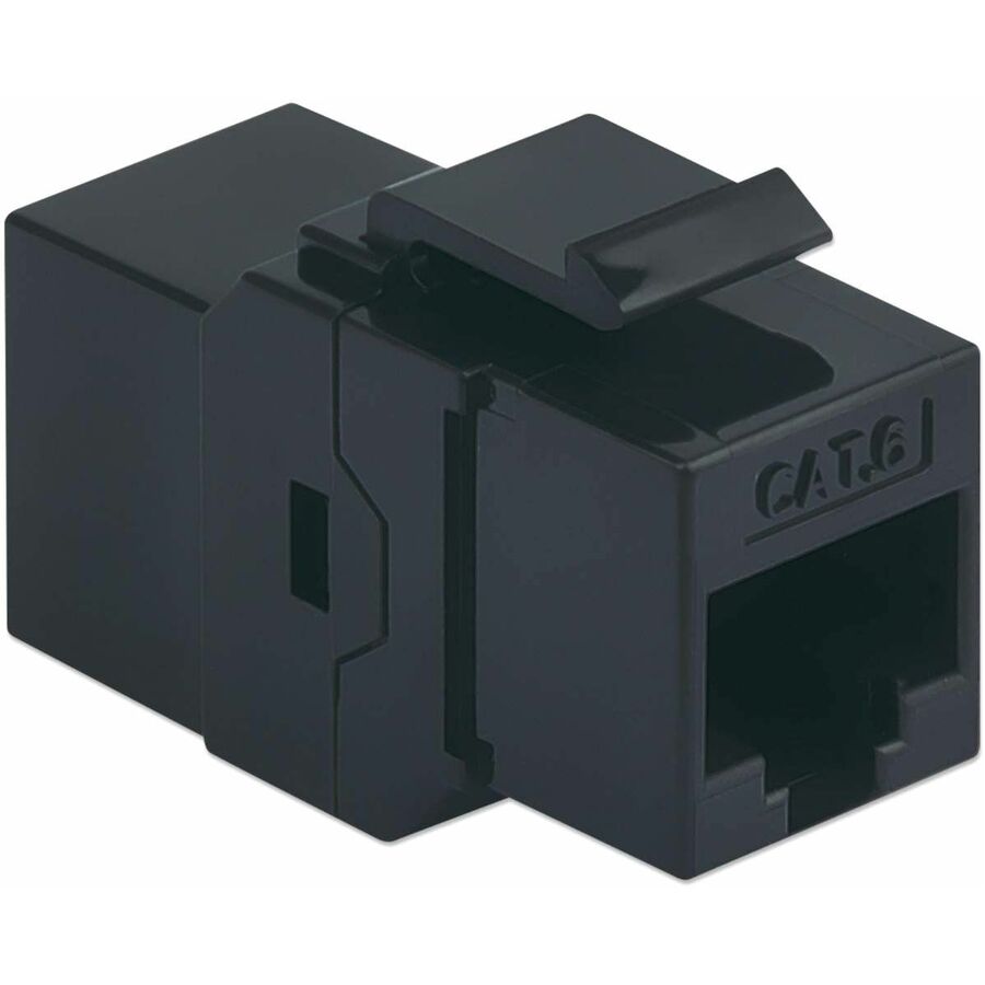 Intellinet Network Solutions Cat6 RJ45 Inline Coupler, Keystone Type, UTP, Black