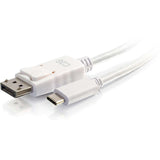 C2G 12ft USB C to DisplayPort 4K Cable White