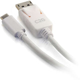 C2G 12ft USB C to DisplayPort 4K Cable White