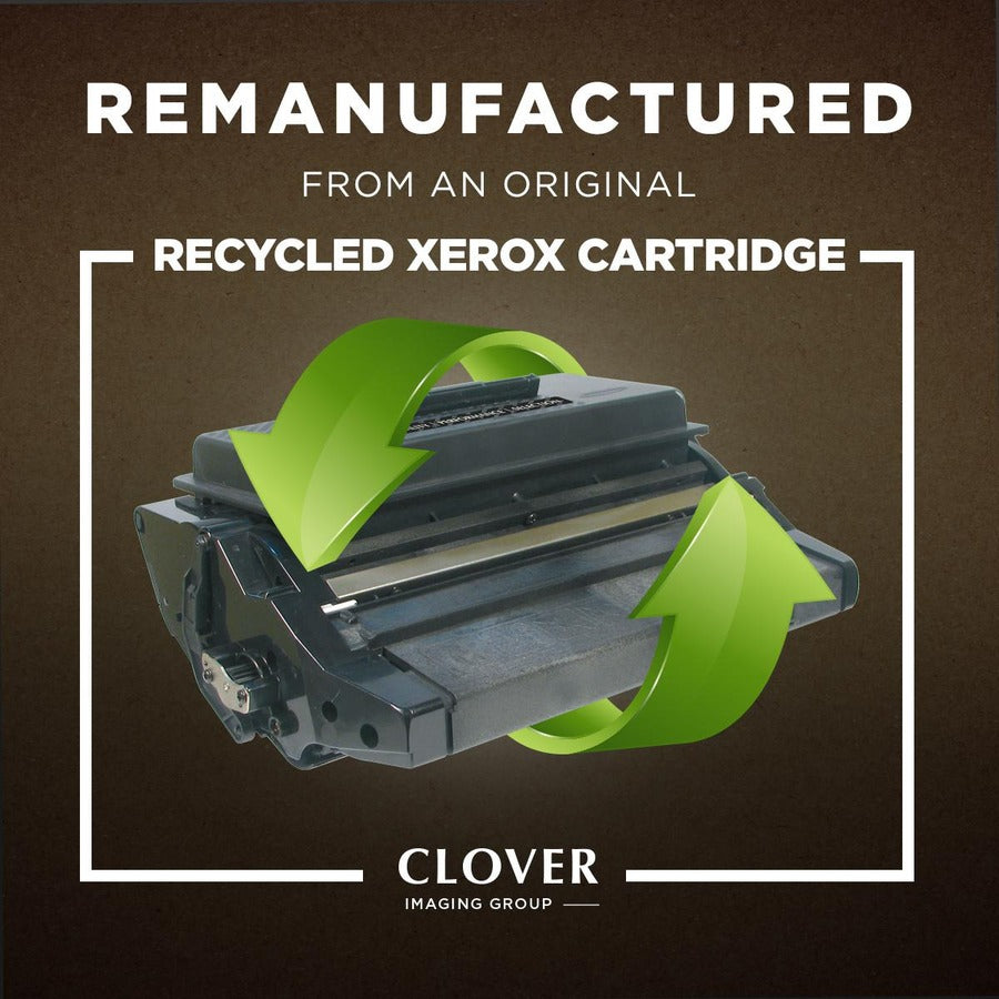 Clover Technologies Remanufactured High Yield Laser Toner Cartridge - Alternative for Xerox (113R00656, 113R00657, 113R656, 113R657) - Black Pack