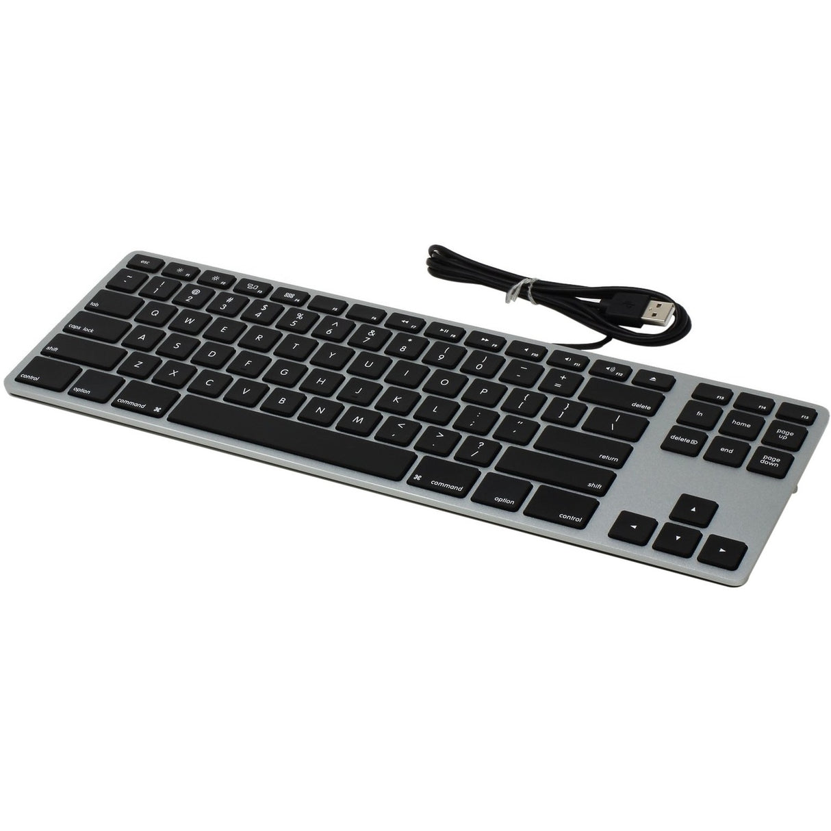 Matias Wired Aluminum Tenkeyless Keyboard for Mac - Space Gray