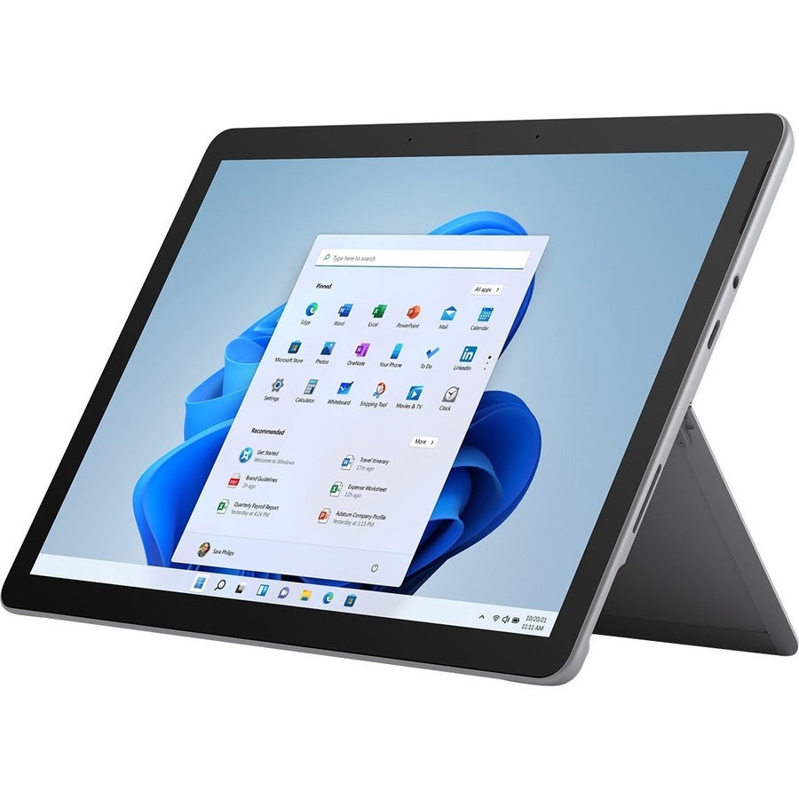 Microsoft Surface Pro 8 Tablet - 13" - 8 GB - 128 GB SSD - Windows 10 Pro - Platinum - TAA Compliant