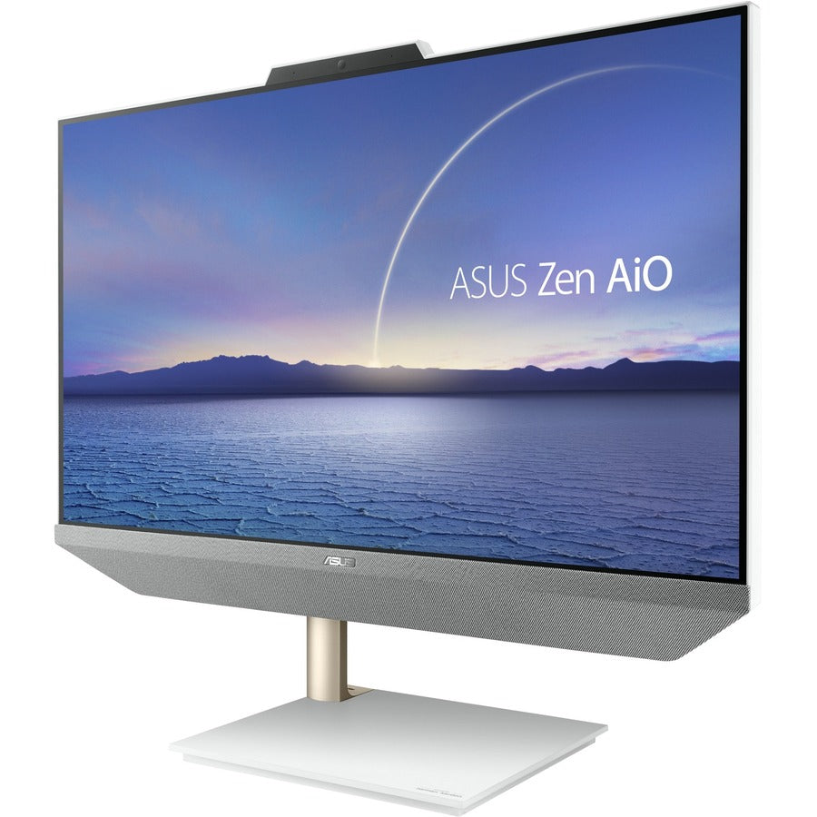 Asus Zen AiO M5401WUA-DS503T All-in-One Computer - AMD Ryzen 5 5500U Hexa-core (6 Core) 2.10 GHz - 8 GB RAM DDR4 SDRAM - 512 GB M.2 PCI Express NVMe 3.0 SSD - 23.8" Full HD 1920 x 1080 Touchscreen Display - Desktop - White