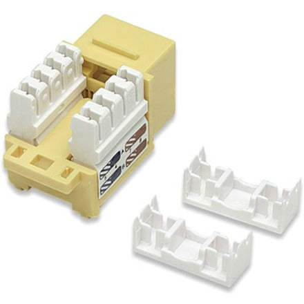 Intellinet Network Solutions Cat6 Keystone Jack, UTP, Punch-Down, Yellow