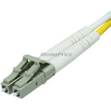 Monoprice 10Gb Fiber Optic Cable, LC/SC, Multi Mode, Duplex - 1 Meter (50/125 Type) - Aqua