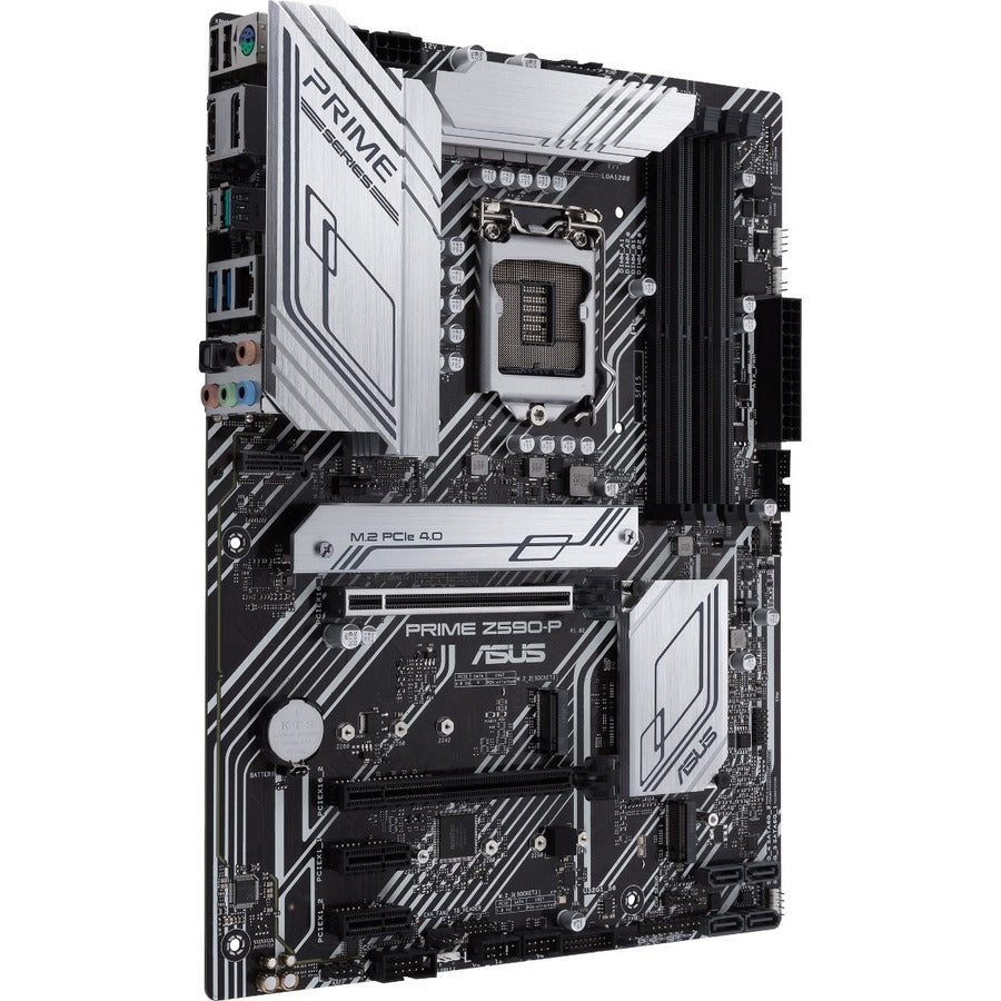 Asus Prime Z590-P Desktop Motherboard - Intel Z590 Chipset - Socket LGA-1200 - Intel Optane Memory Ready - ATX