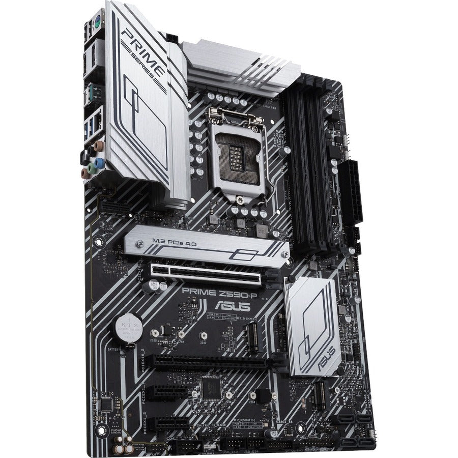 Asus Prime Z590-P Desktop Motherboard - Intel Z590 Chipset - Socket LGA-1200 - Intel Optane Memory Ready - ATX