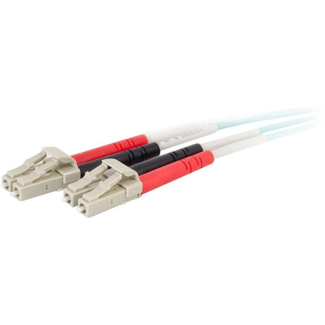 C2G 18m LC-LC 50/125 Duplex Multimode OM4 Fiber Cable - Aqua - 60ft