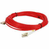 AddOn 2m LC (Male) to LC (Male) Red OM2 Duplex Fiber OFNR (Riser-Rated) Patch Cable