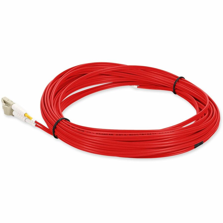 AddOn 2m LC (Male) to LC (Male) Red OM2 Duplex Fiber OFNR (Riser-Rated) Patch Cable