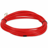 AddOn 2m LC (Male) to LC (Male) Red OM2 Duplex Fiber OFNR (Riser-Rated) Patch Cable