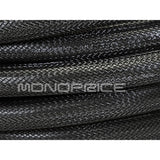 Monoprice 15ft 24AWG CL2 High Speed HDMI to DVI Adapter Cable w / Net Jacket - Black