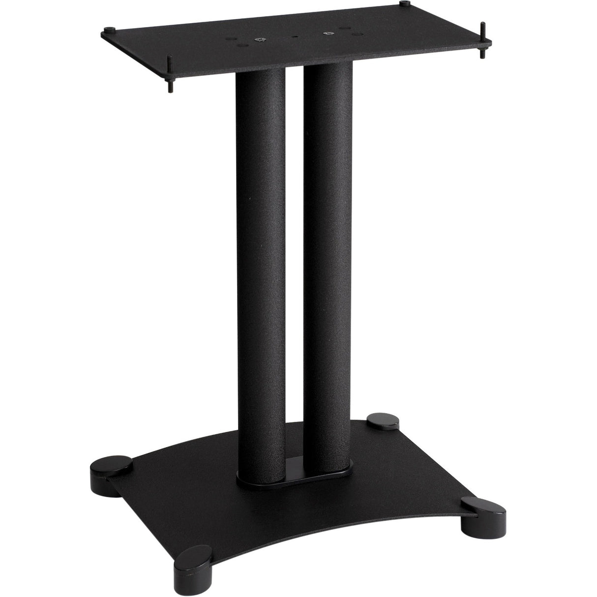 Sanus Steel Series Center Channel Speaker Stand - 22in Height - Steel - Black