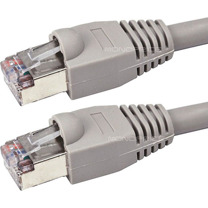 Monoprice Cat5e 24AWG STP Ethernet Network Patch Cable, 50ft Gray