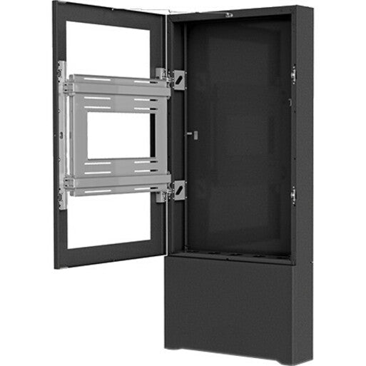 Chief Impact Floor Mounted Kiosk, Portrait 49" Black