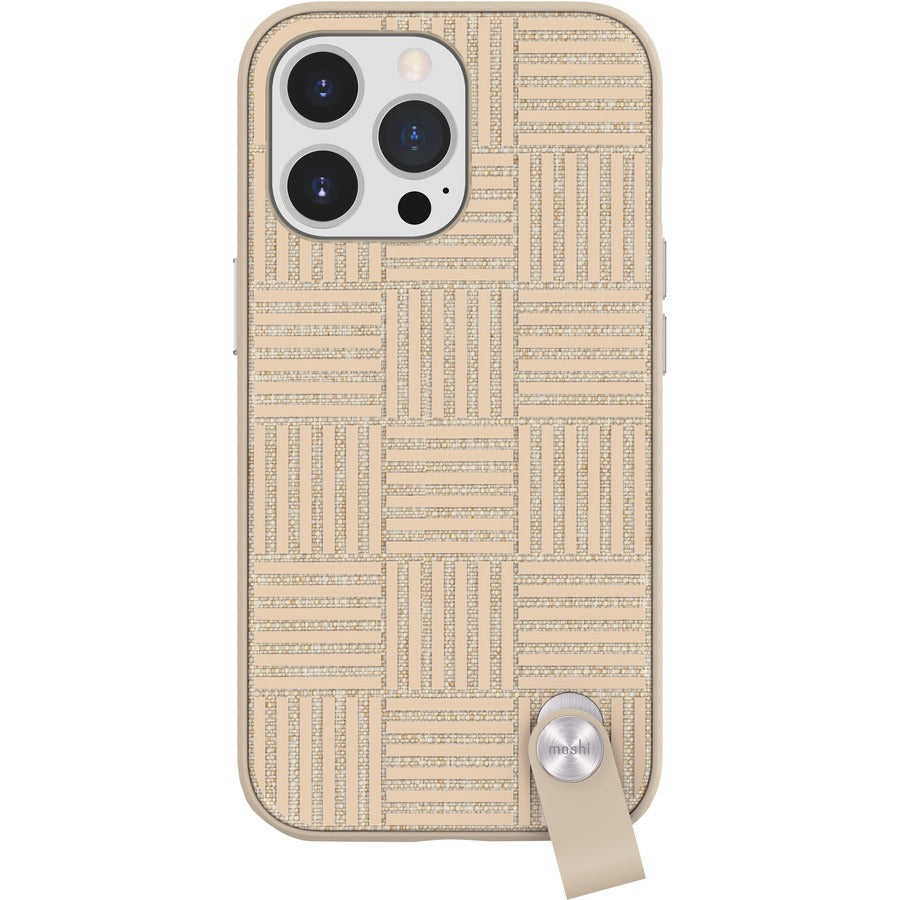 Moshi Altra Carrying Case Apple iPhone 13 Pro Smartphone - Sahara Beige