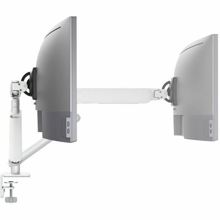 Atdec Ora Mounting Arm for Monitor, Flat Panel Display, Curved Screen Display - Silver