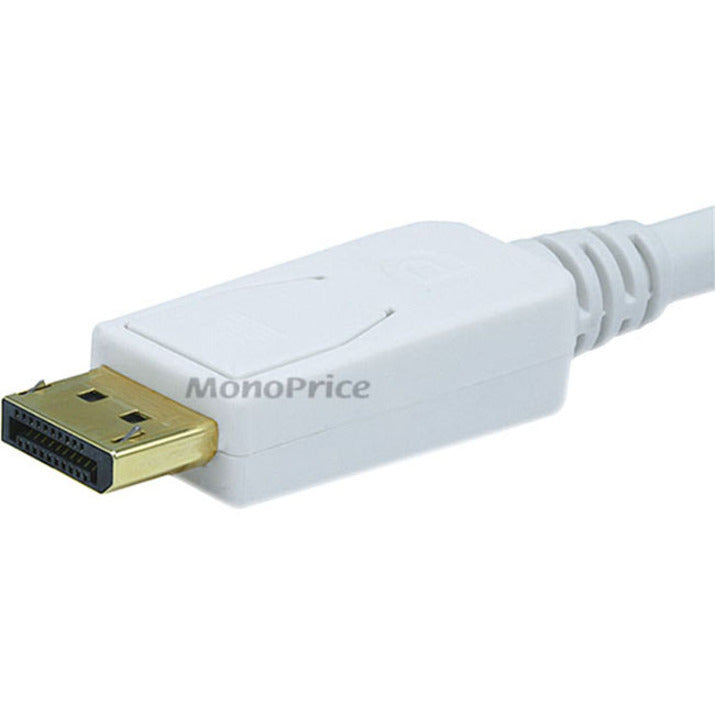 Monoprice 15ft 28AWG DisplayPort to DVI Cable - White