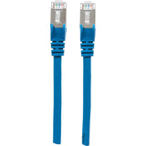 Intellinet Network Solutions Cat6a S/FTP Network Patch Cable, 7 ft (2.0 m), Blue