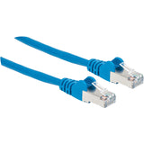 Intellinet Network Solutions Cat6a S/FTP Network Patch Cable, 7 ft (2.0 m), Blue