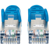 Intellinet Network Solutions Cat6a S/FTP Network Patch Cable, 7 ft (2.0 m), Blue