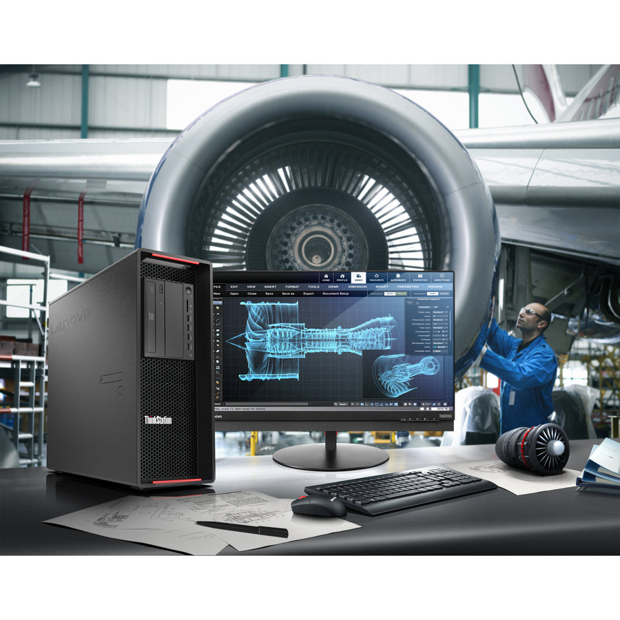 Lenovo ThinkStation P720 30BA00FEUS Workstation - 1 x Intel Xeon Silver 4214R - 16 GB - 512 GB SSD - Tower