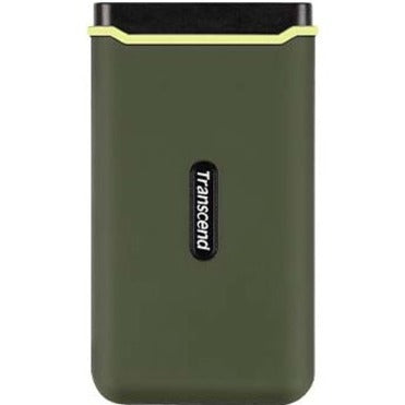 Transcend 2 TB Portable Solid State Drive - External - Military Green