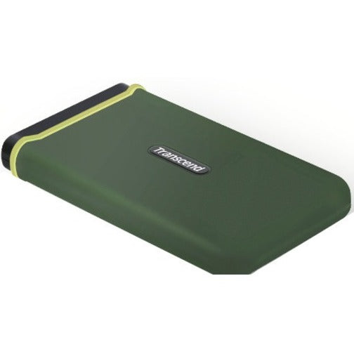 Transcend 2 TB Portable Solid State Drive - External - Military Green