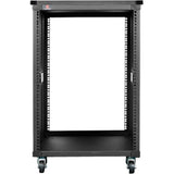 Claytek 15U 600mm Depth Simple Server Rack with Wood Top
