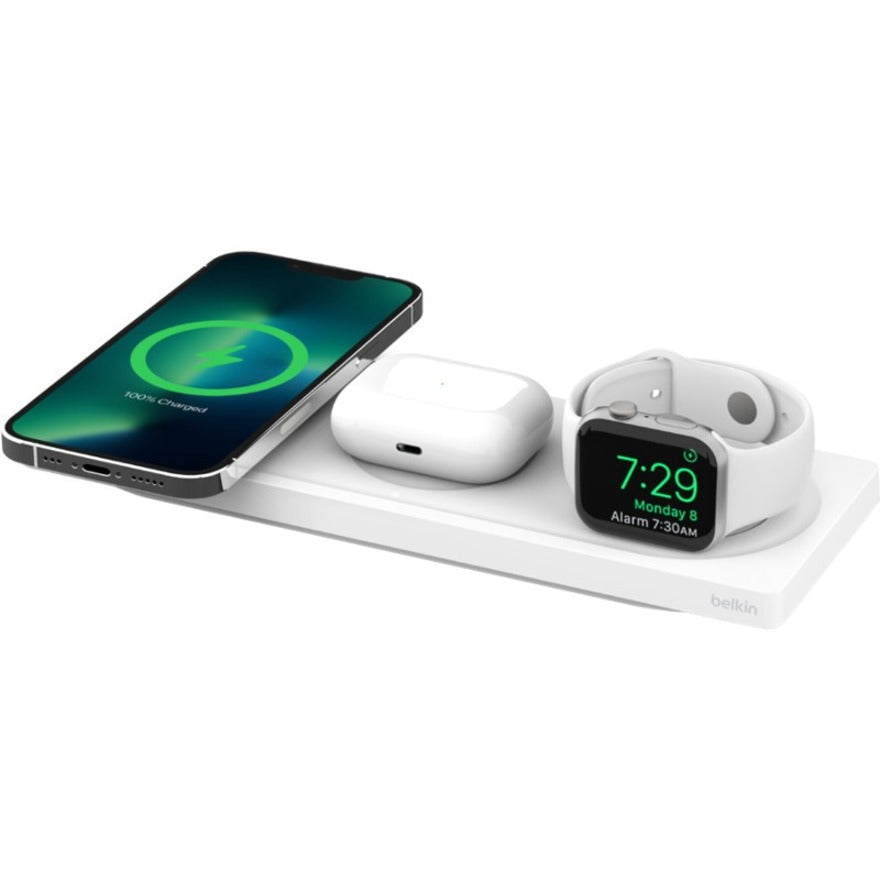 Belkin BoostCharge Pro 3-in-1 Wireless Charging Pad with Official MagSafe Charging 15W