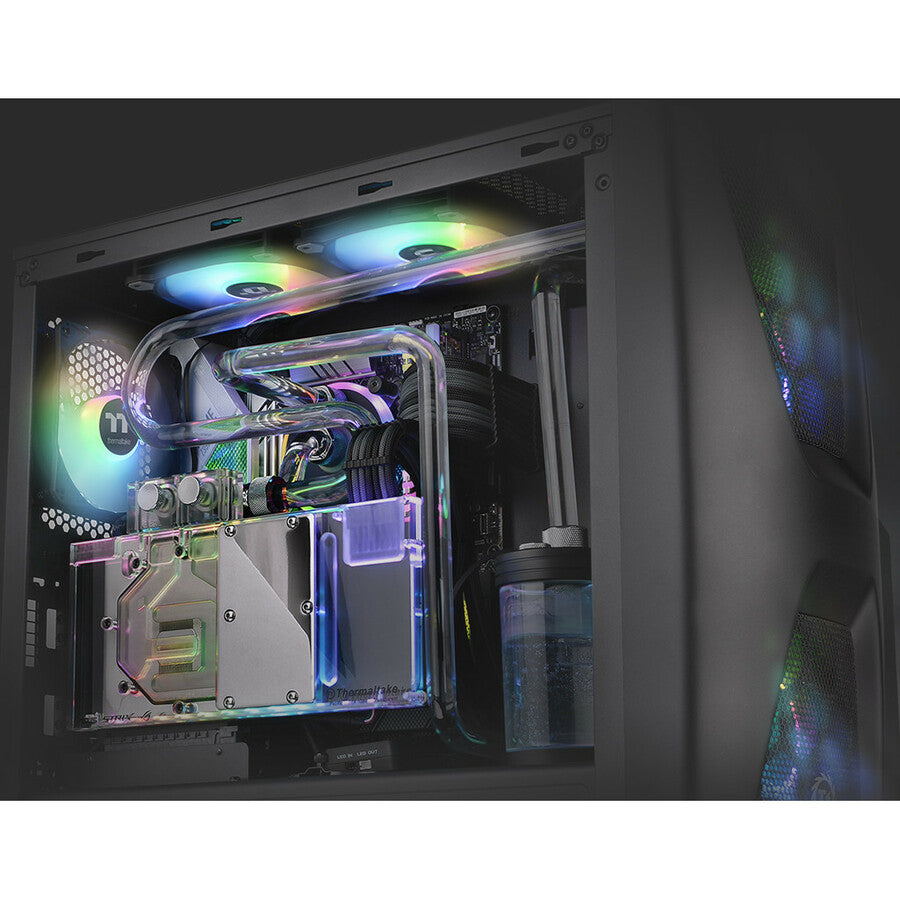 Thermaltake Commander C34 TG ARGB Computer Case with Windowed Side Panel