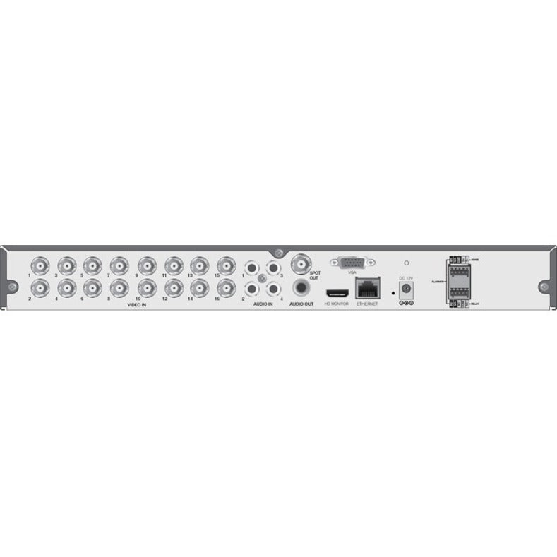 Ganz 16 Channel 1U Multi-Format Recording Device - 2 TB HDD